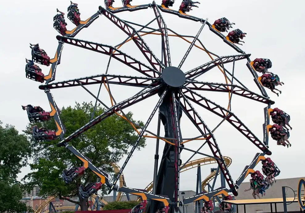 Biker on a roller coaster – HoaxEye